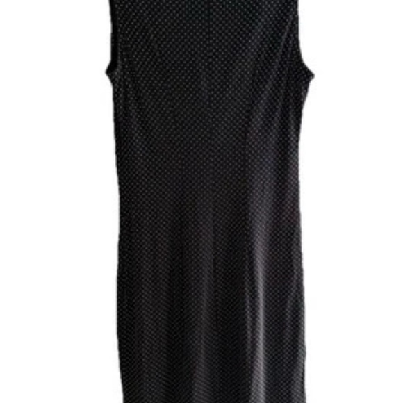 Black Polka Dot Dress by Joseph Ribkoff - Picture 2 of 4